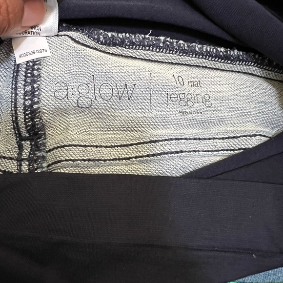 Ladies maternity 10 a:glow jegging embroidery flowers pants - Picture 3 of 15